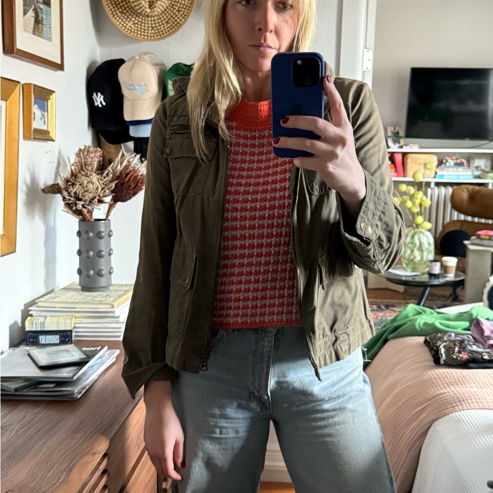 J. Crew Dark Olive Utility Jacket